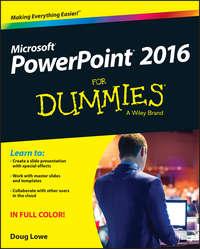 PowerPoint 2016 For Dummies, Doug  Lowe аудиокнига. ISDN28280670