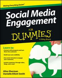 Social Media Engagement For Dummies - Aliza Sherman