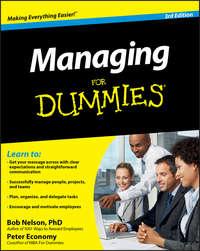 Managing For Dummies - Peter Economy