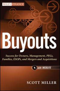Buyouts. Success for Owners, Management, PEGs, ESOPs and Mergers and Acquisitions - Scott Miller