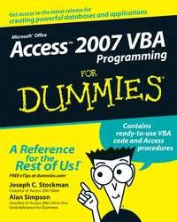 Access 2007 VBA Programming For Dummies - Alan Simpson