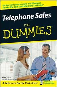 Telephone Sales For Dummies - Dirk Zeller