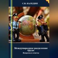 Международное разделение труда. Вопросы и ответы, аудиокнига Сергея Каледина. ISDN70424674