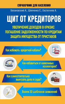 Щит от кредиторов. Увеличение доходов в кризис, погашение задолженности по кредитам, защита имущества от приставов - Александр Евстегнеев