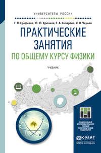 Практические занятия по общему курсу физики. Учебник для бакалавриата и магистратуры - Елена Склярова