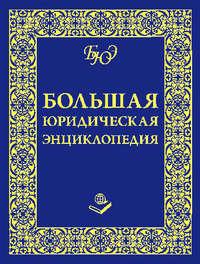 Большая юридическая энциклопедия, аудиокнига . ISDN17069236
