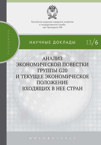 Анализ экономической повестки группы G20 и текущее экономическое положение входящих в нее стран - Сергей Дробышевский