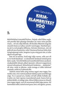 Kirjaklambritest vöö - Mare Sabolotny