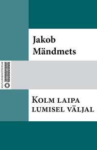 Kolm laipa lumisel väljal - Jakob Mändmets