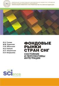 Фондовые рынки стран СНГ. Состояние и перспективы интеграции - Ирина Гусева