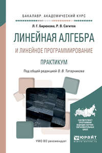 Линейная алгебра и линейное программирование. Практикум. Учебное пособие для академического бакалавриата - Любовь Бирюкова