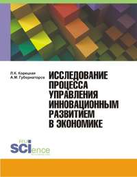 Исследование процесса управления инновационным развитием в экономике - Алексей Губернаторов