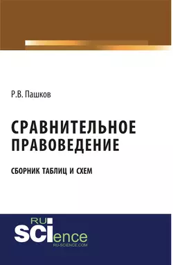 Сравнительное правоведение. Сборник таблиц и схем. (, Аспирантура). Учебное пособие. - Роман Пашков