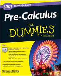 Pre-Calculus: 1,001 Practice Problems For Dummies (+ Free Online Practice) - Mary Jane Sterling