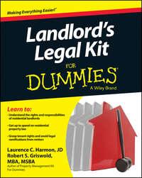 Landlord′s Legal Kit For Dummies - Laurence Harmon