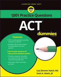 1,001 ACT Practice Problems For Dummies,  аудиокнига. ISDN28268592