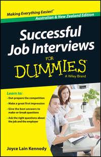 Successful Job Interviews For Dummies - Australia / NZ - Joyce Kennedy