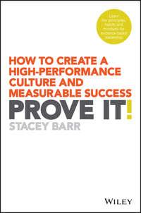 Prove It!. How to Create a High-Performance Culture and Measurable Success - Stacey Barr