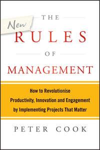 The New Rules of Management. How to Revolutionise Productivity, Innovation and Engagement by Implementing Projects That Matter - Peter Cook