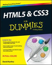 HTML5 and CSS3 For Dummies - Judith Muhr