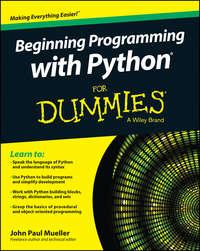 Beginning Programming with Python For Dummies,  audiobook. ISDN28273470