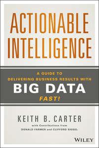 Actionable Intelligence. A Guide to Delivering Business Results with Big Data Fast!,  аудиокнига. ISDN28273812