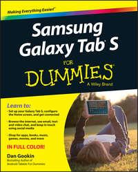 Samsung Galaxy Tab S For Dummies, Dan  Gookin аудиокнига. ISDN28274856