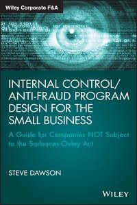 Internal Control/Anti-Fraud Program Design for the Small Business. A Guide for Companies NOT Subject to the Sarbanes-Oxley Act - Steve Dawson