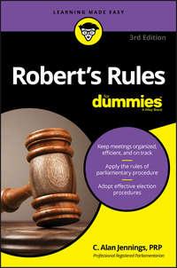 Roberts Rules For Dummies,  audiobook. ISDN28277430