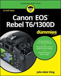 Canon EOS Rebel T6/1300D For Dummies,  аудиокнига. ISDN28278132