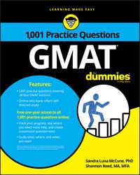 1,001 GMAT Practice Questions For Dummies, Shannon  Reed audiobook. ISDN28278780