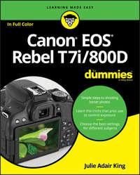 Canon EOS Rebel T7i/800D For Dummies - Julie King