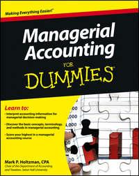 Managerial Accounting For Dummies - Mark Holtzman