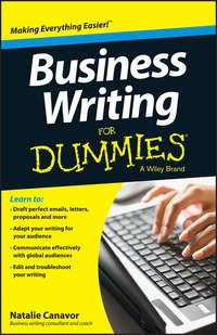 Business Writing For Dummies, Natalie  Canavor аудиокнига. ISDN28279806