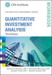 Quantitative Investment Analysis Workbook - Jerald Pinto
