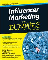 Influencer Marketing For Dummies, Jenny  Ng audiobook. ISDN28280796