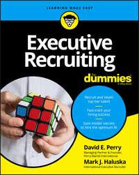 Executive Recruiting For Dummies - David Perry
