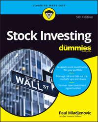 Stock Investing For Dummies - Paul Mladjenovic