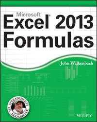 Excel 2013 Formulas, John  Walkenbach аудиокнига. ISDN28281606