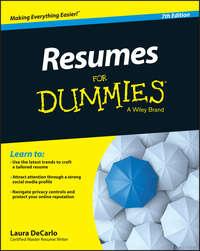 Resumes For Dummies, Laura  DeCarlo Hörbuch. ISDN28282056