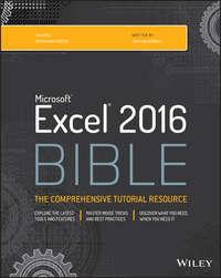 Excel 2016 Bible, John  Walkenbach książka audio. ISDN28282164