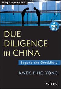 Due Diligence in China. Beyond the Checklists,  audiobook. ISDN28283613