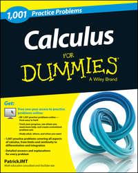 Calculus: 1,001 Practice Problems For Dummies (+ Free Online Practice) - Patrick Jones