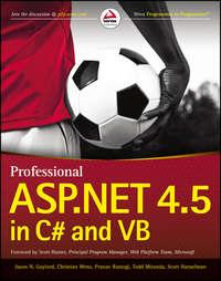 Professional ASP.NET 4.5 in C# and VB, Scott  Hanselman Hörbuch. ISDN28294674