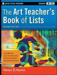 The Art Teachers Book of Lists - Helen Hume
