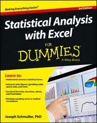 Statistical Analysis with Excel For Dummies - Joseph Schmuller