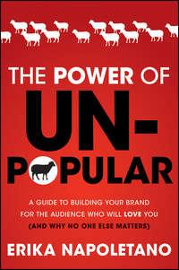 The Power of Unpopular. A Guide to Building Your Brand for the Audience Who Will Love You (and why no one else matters), Erika  Napoletano audiobook. ISDN28298130