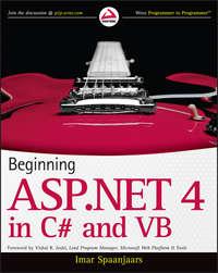 Beginning ASP.NET 4. in C# and VB - Imar Spaanjaars