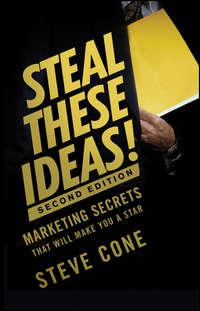 Steal These Ideas!. Marketing Secrets That Will Make You a Star, Steve  Cone książka audio. ISDN28304457