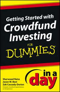 Getting Started with Crowdfund Investing In a Day For Dummies, Sherwood  Neiss Hörbuch. ISDN28309299